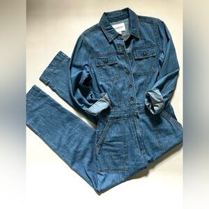 Anthropologie Pilcro Classic Denim Jumpsuit